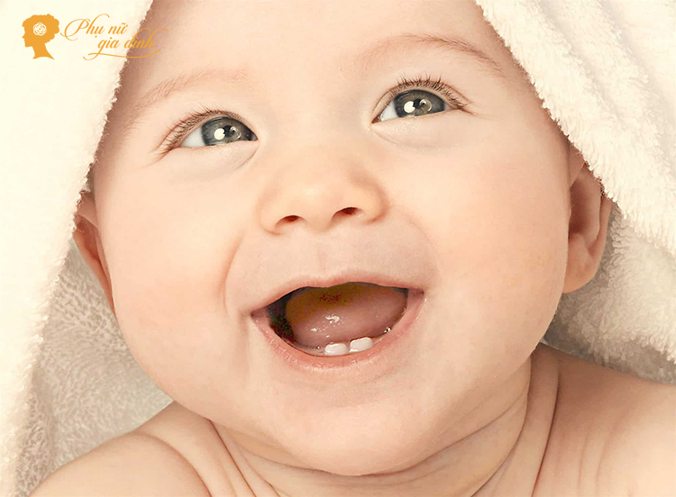 Răng sữa đầu tiên của trẻ sẽ bắt đầu mọc từ 6 đến 12 tháng tuổi